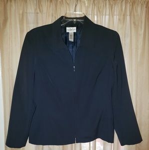 Villager ladies short blazer sz 16, black